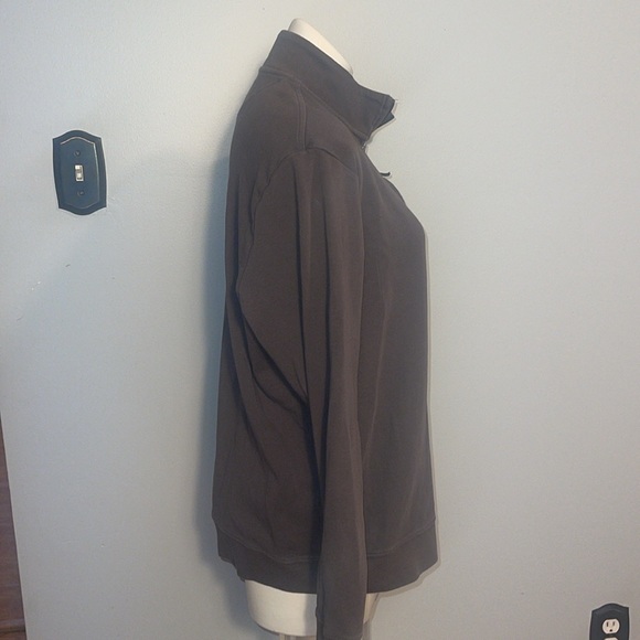 Vineyard Vines Men’s 1/4 zip pullover. Gray with black whale logo. Large - Picture 4 of 9